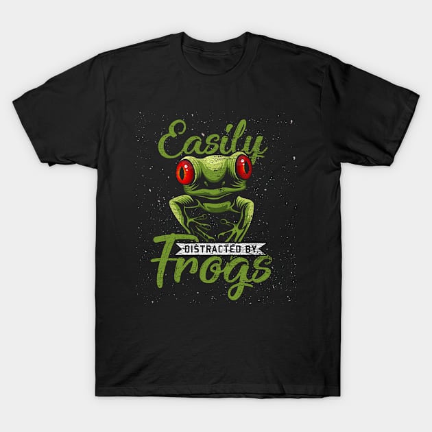 frog vintage animal retro T-Shirt by ShirtsShirtsndmoreShirts